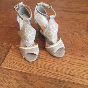 Brand New Taupe Wedges